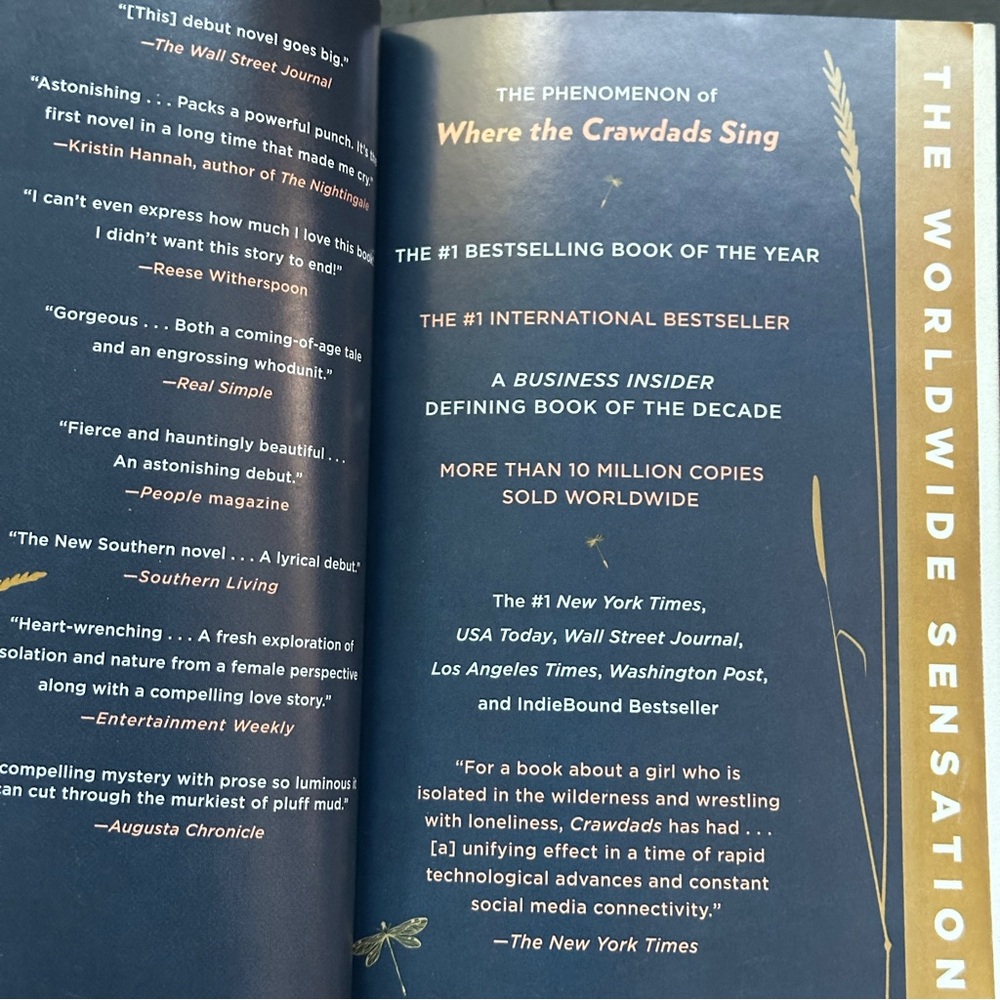 Where The Crawdads Sing by Delia Owens | Fiction, Mystery | Paperback Book - Picture 8 of 8